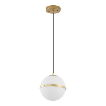 Porter 8" Modern Minimalist Globe LED Pendant Light